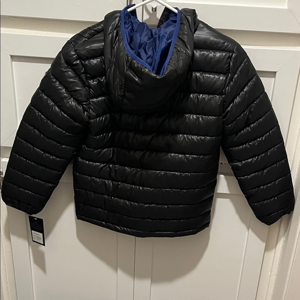 Kids Black Puffer Jacket - Picture 3 of 3